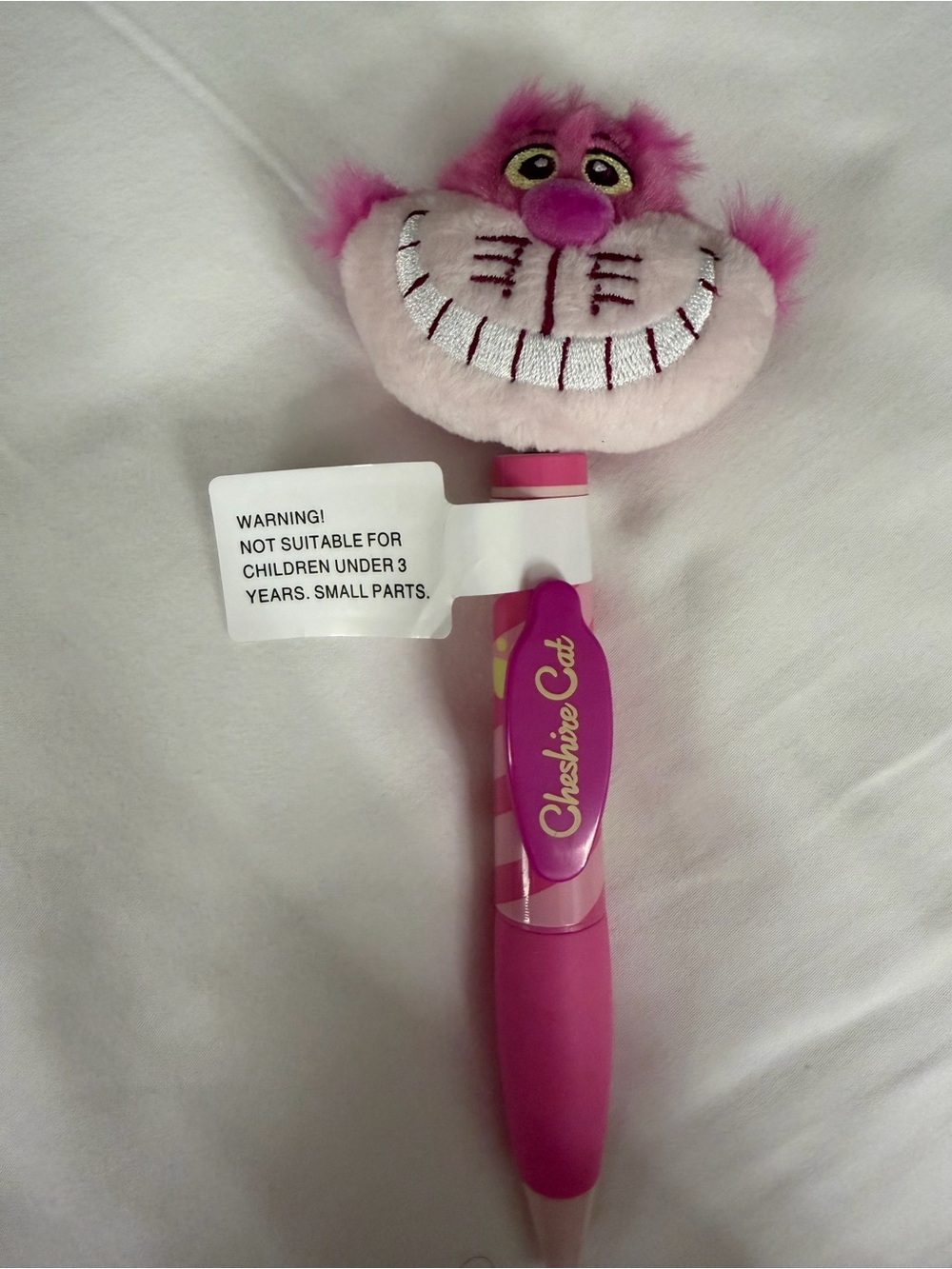 Disney parks pen Cheshire Cat bobble head plush
